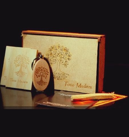 KIT TABLITA TOCO MADERA